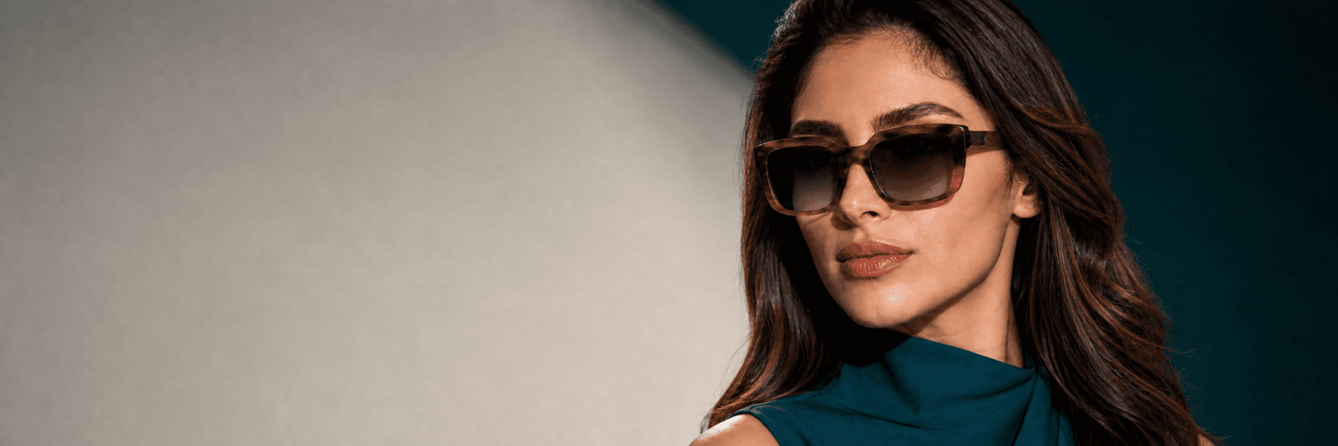 عینک آفتابی زنانه با فریم هاوانا